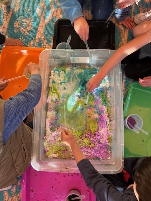 Bright classroom at Westminster Presbyterian Church Preschool