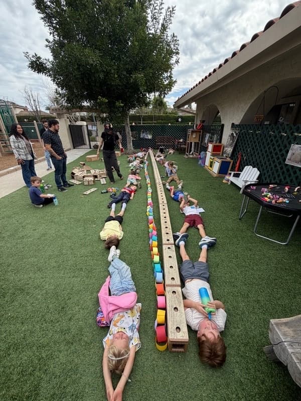 Outdoor classroom play